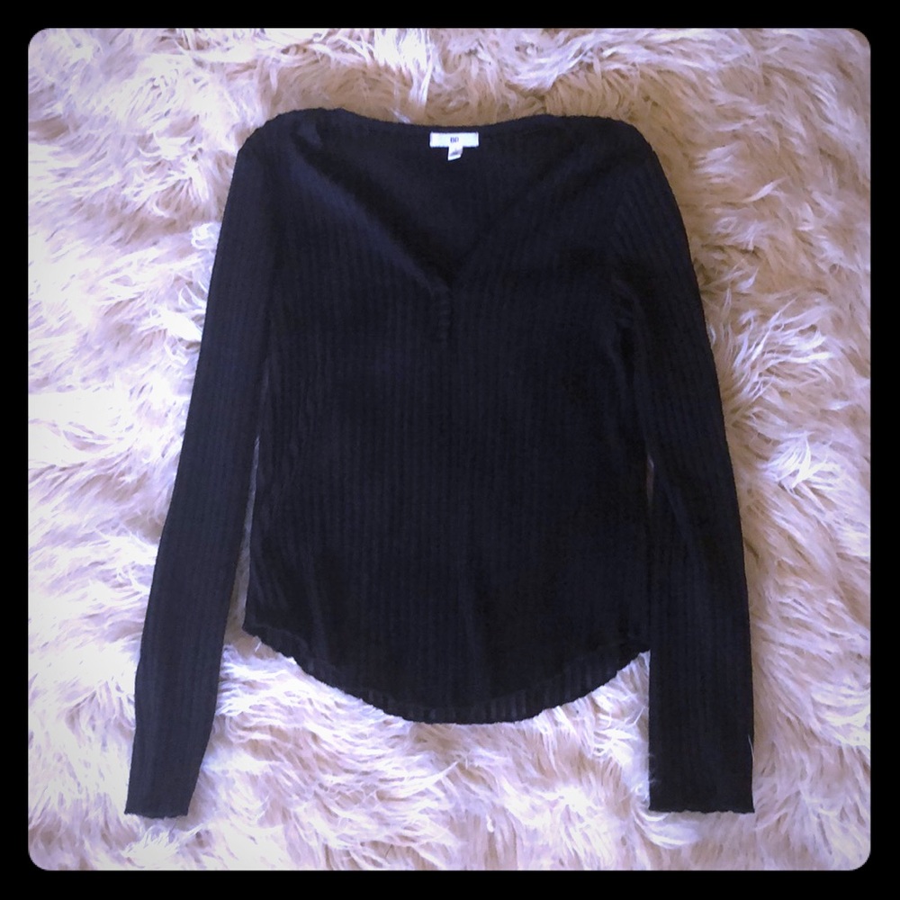 BP black long sleeve breathable top